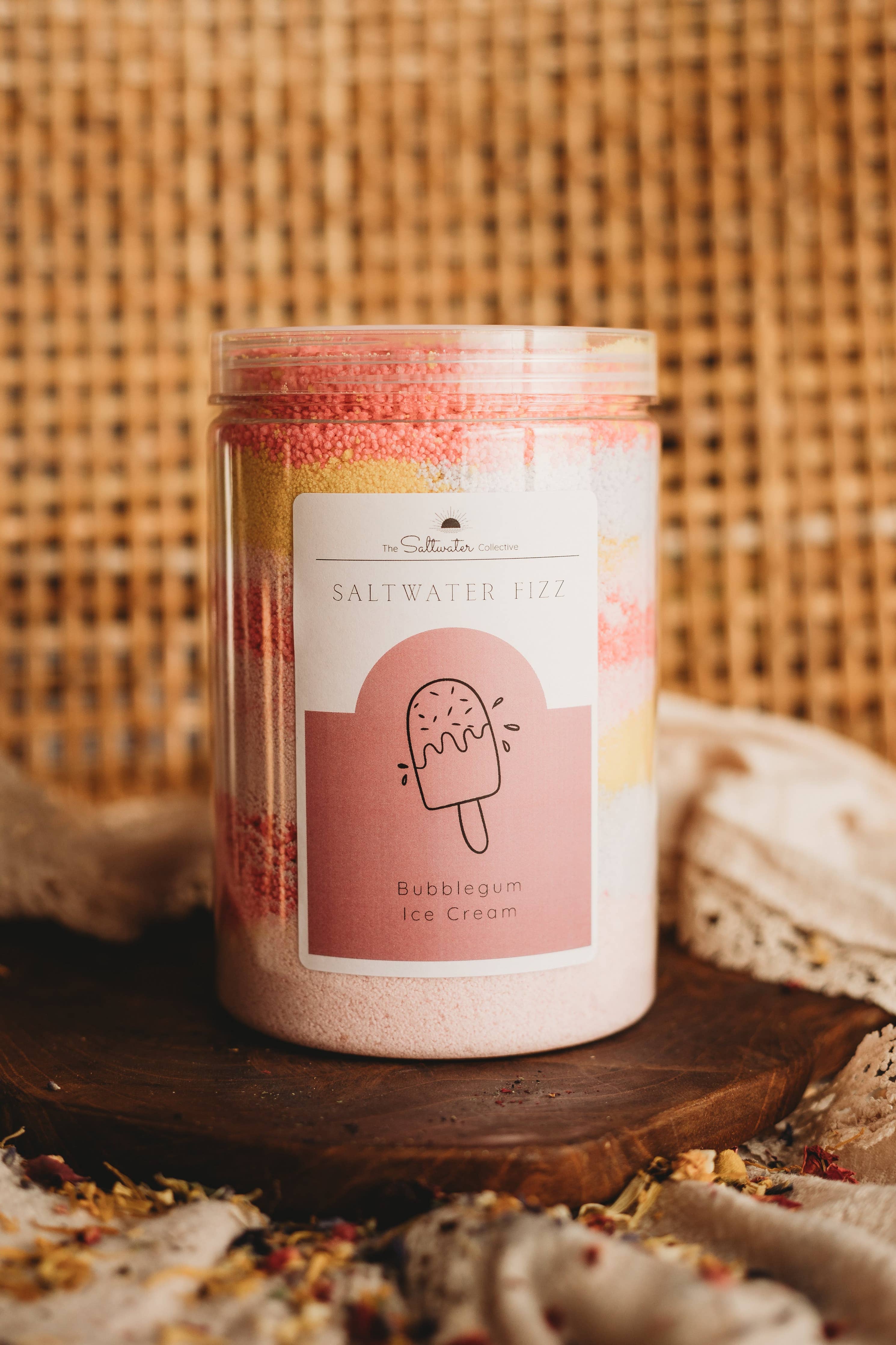 Bubblegum Ice Cream JUMBO Saltwater Fizz - Potion and Sensory Bubbles