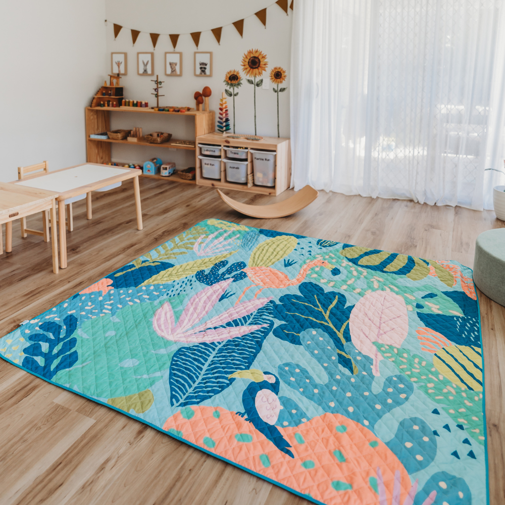 Rudie Nudie Flamingo-A-Go-Go Playmat Large