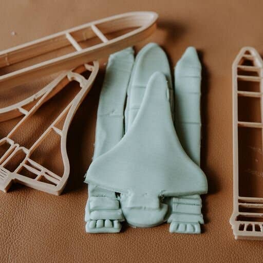 Space Shuttle Cutter Set - Eco Playdough Tool