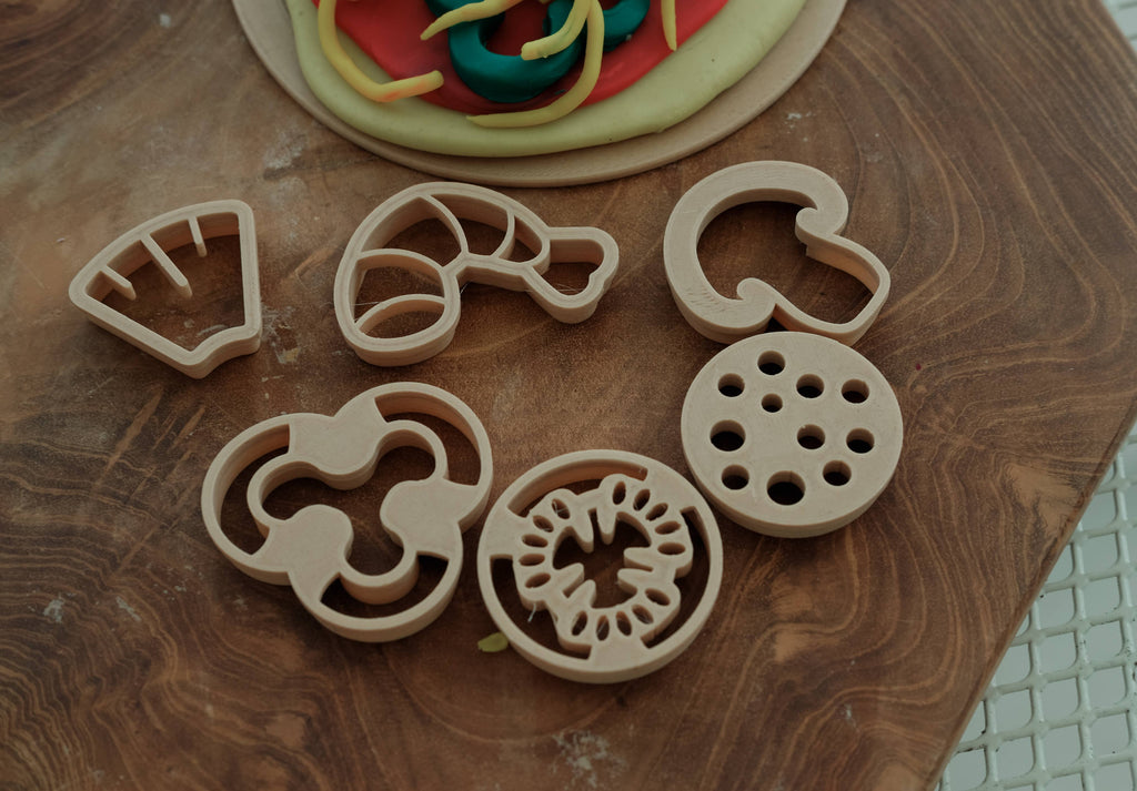 Pizza Cutter Set - Eco Playdough Tool