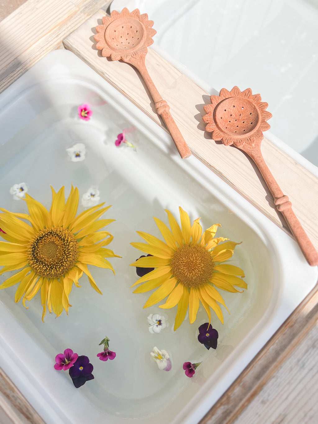 Sunflower Slotted Spoon image 1