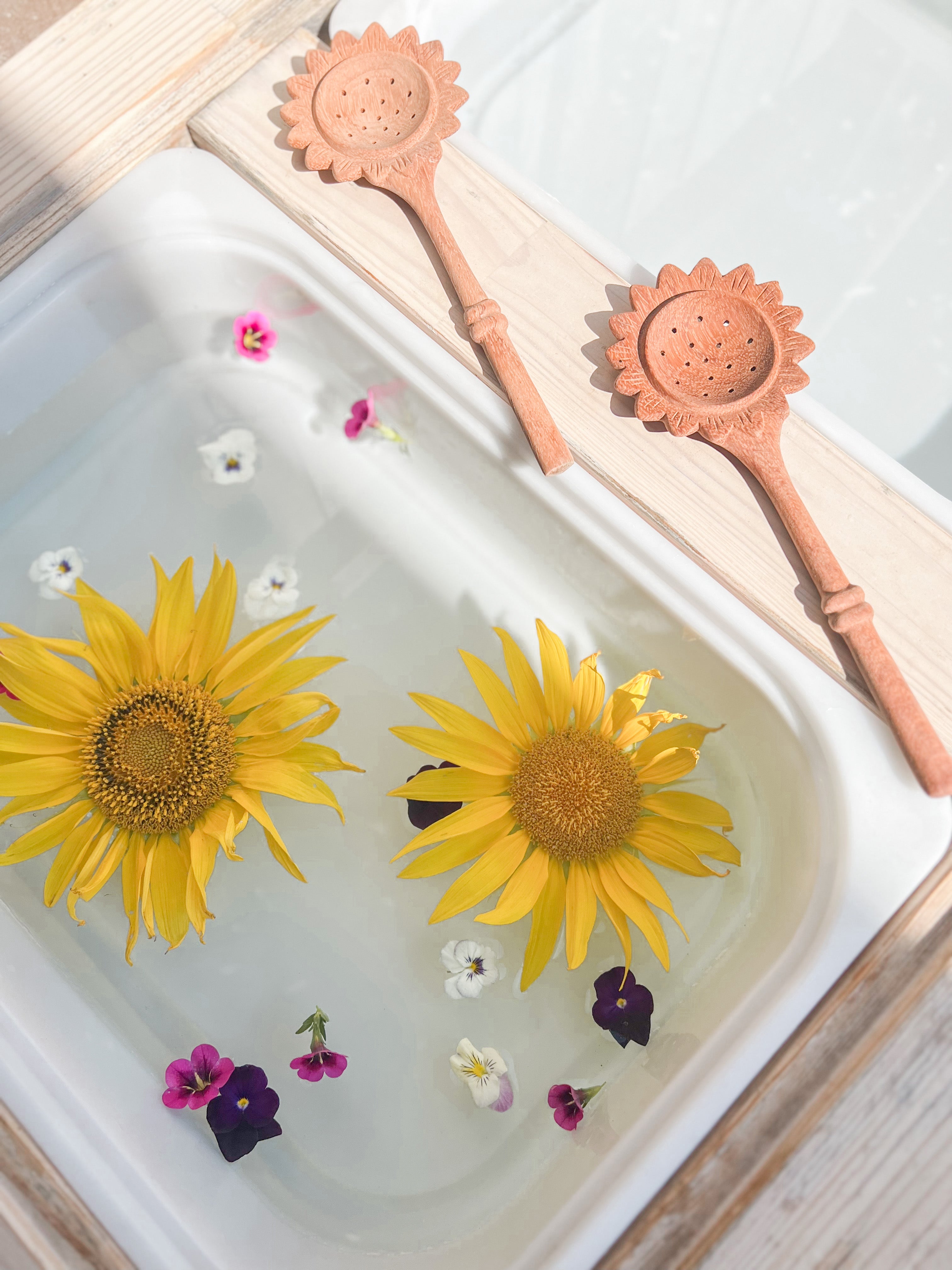 Sunflower Slotted Spoon image 1