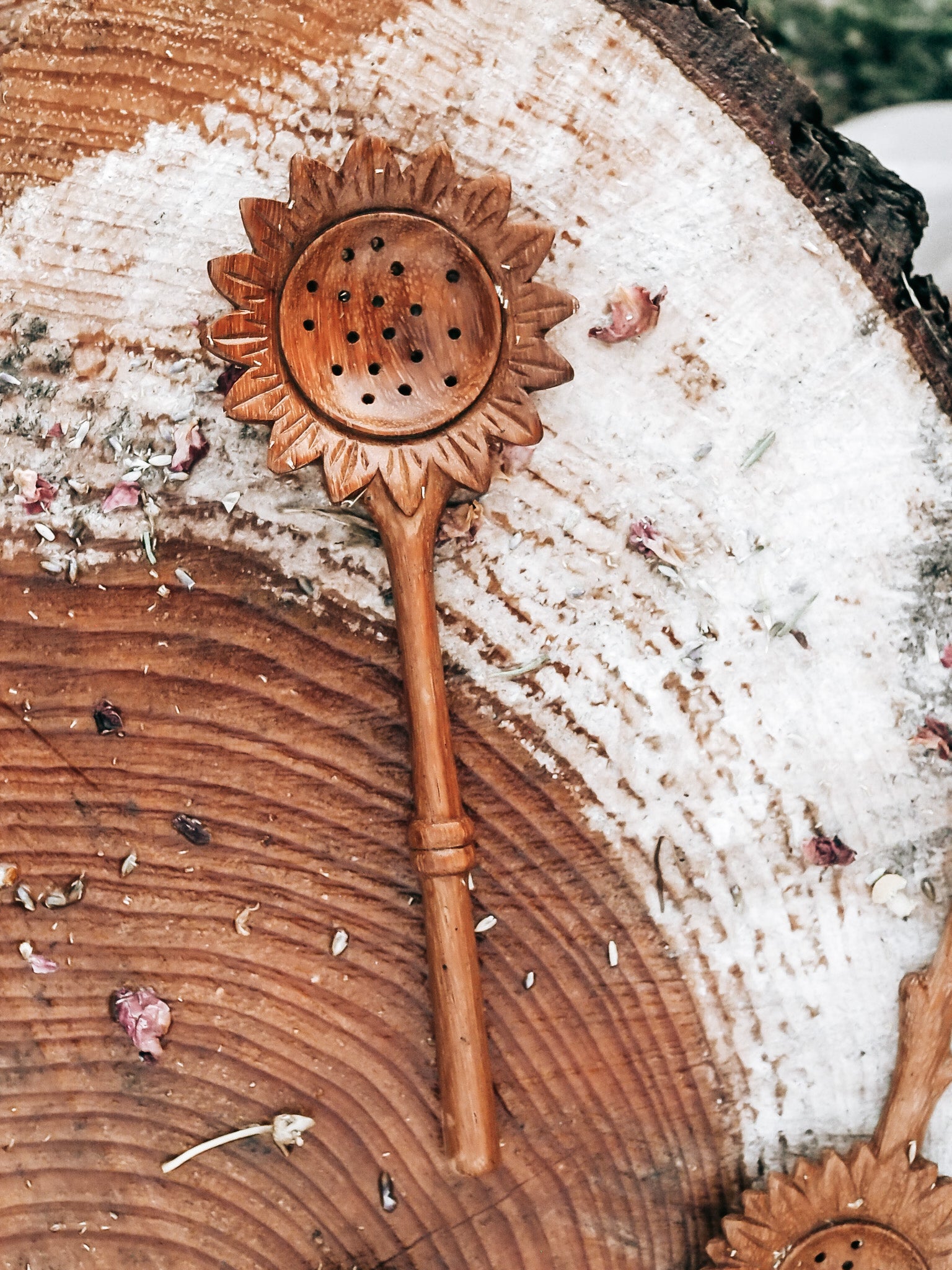 Sunflower Slotted Spoon image 0