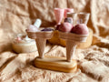 Wooden Ice Cream Cone Stand 2-Hole image 0
