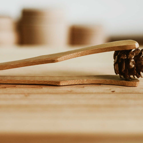 Bamboo Curved Tongs